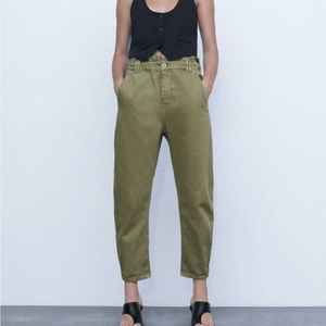 Zara paper bag jean